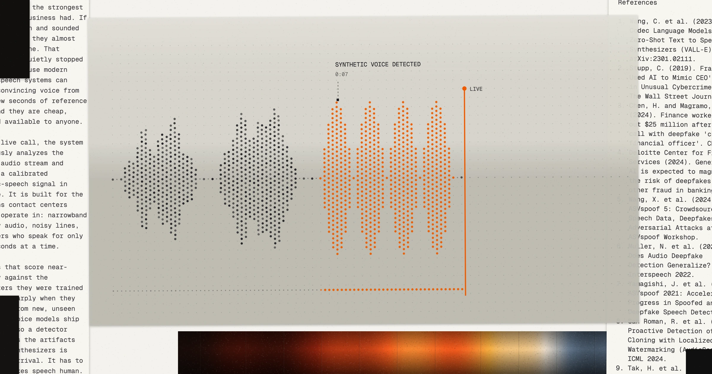 Real-Time Synthetic Voice Detection Comes to Giga