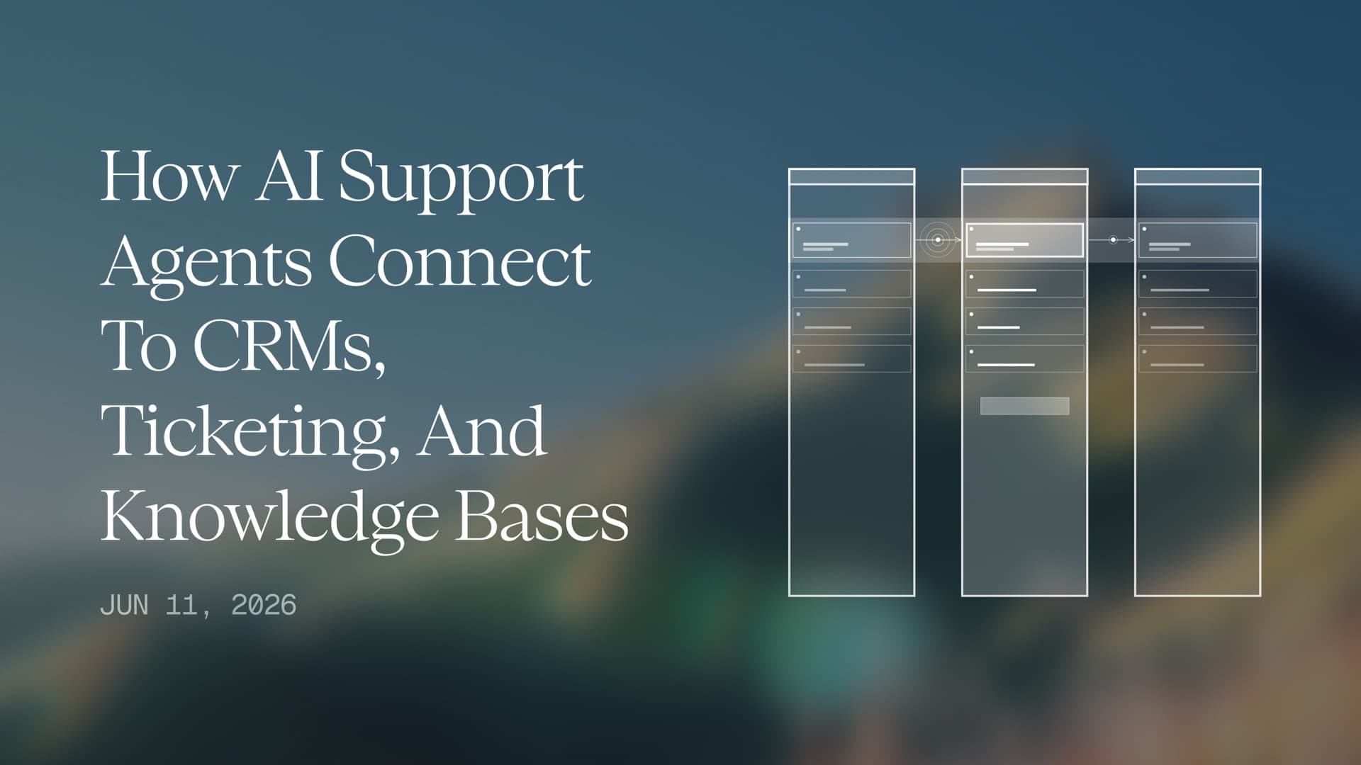 How AI Support Agents Connect to CRMs, Ticketing, and Knowledge Bases