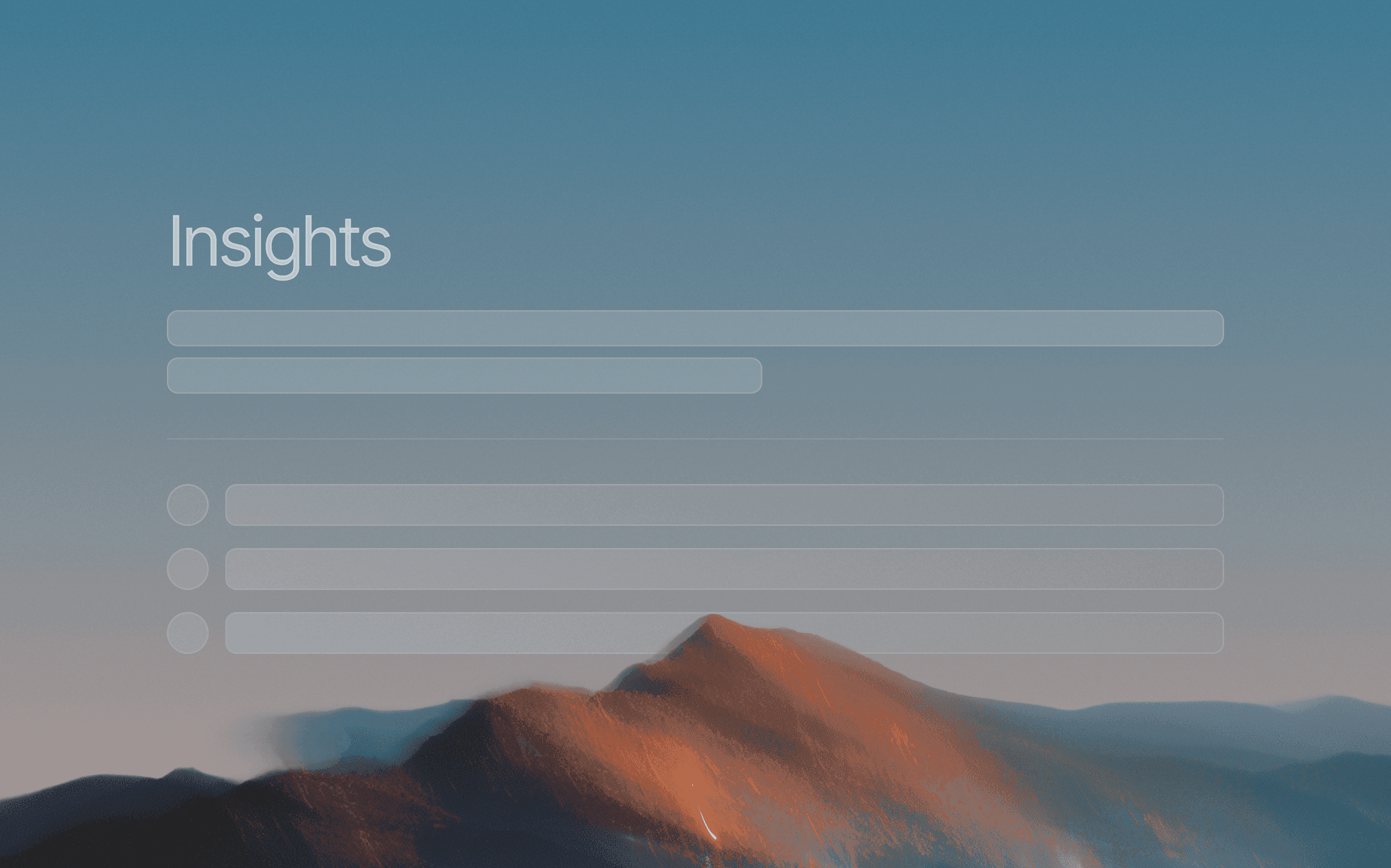 Introducing Insights